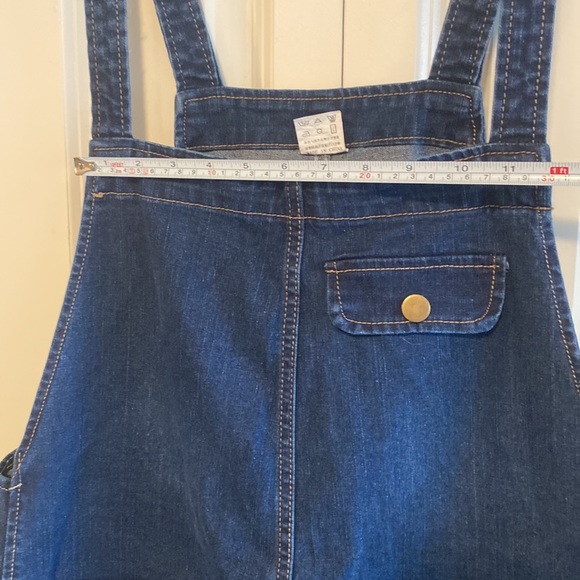 Blue denim dungaree/overalls - Picture 6 of 7